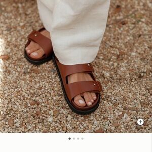 Jenni Kayne 39 Hutton slides leather